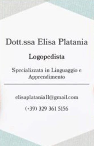 Logopedista Dott.ssa Elisa Platania