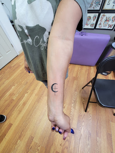 Explore man face tattoo ideas, creative tattoo ideas in Broken Arrow, available at Geek Ink Tattoo and Piercings