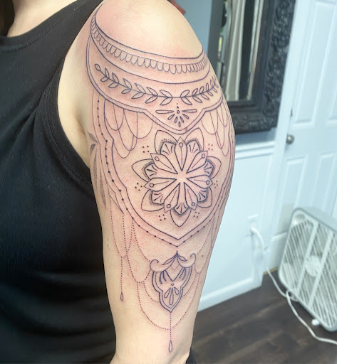 Explore god tattoo ideas for men, creative tattoo ideas in Fox Lake, available at True Tattoo and Bodyworks