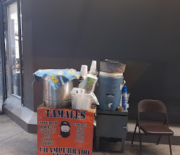 Tamales y champurrado flores photo