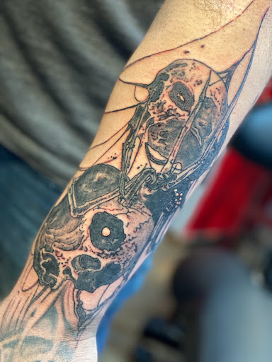 Explore burn the ships tattoo ideas, creative tattoo ideas in Pikeville, available at The Carbon Canary Tattoo Studio