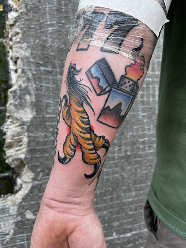 Explore tattoo ideas for epilepsy, creative tattoo ideas in Muncie, available at Fox & Sparrow Tattoo