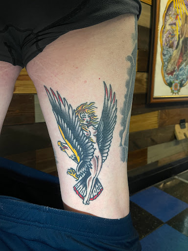 Explore princess tattoo ideas, creative tattoo ideas in Talbott, available at Alpha Tattoo co.