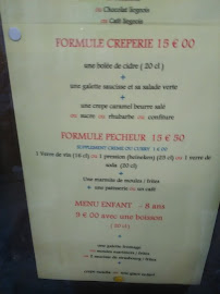 Le Chapeau Rouge à Le Mont-Saint-Michel menu