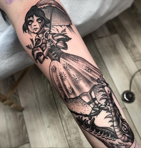 Explore deer head tattoo ideas, creative tattoo ideas in West Palm Beach, available at TBA Tattoos