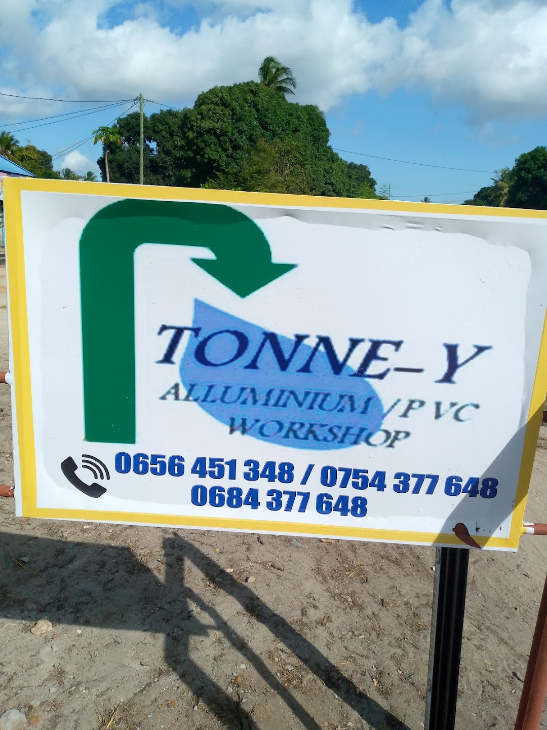 TONNE-Y ALUMINIUM AND UPVC GLASSES WORKSHOP