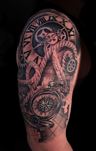 Explore fullback tattoo ideas, creative tattoo ideas in Rome, available at Artistic Edge Tattoo