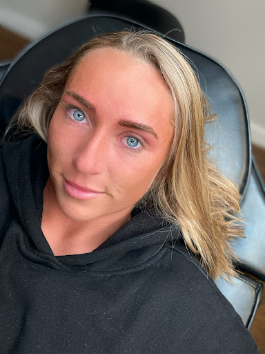 Explore cross cover up tattoo ideas, creative tattoo ideas in Peoria Heights, available at BeautiFULL Brows By Jen Microblading - Permanent Makeup Wild Honey Beauty Studio