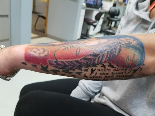 Explore i love you tattoo ideas, creative tattoo ideas in Libertyville, available at Art With Atattooed