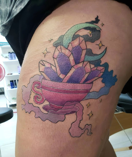 Explore shoulder tattoo ideas, creative tattoo ideas in Winter Haven, available at Pinkys Place Winter Haven