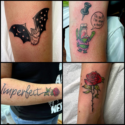 Explore small mermaid tattoo ideas, creative tattoo ideas in Adrian, available at Good Life Tattoo Co.