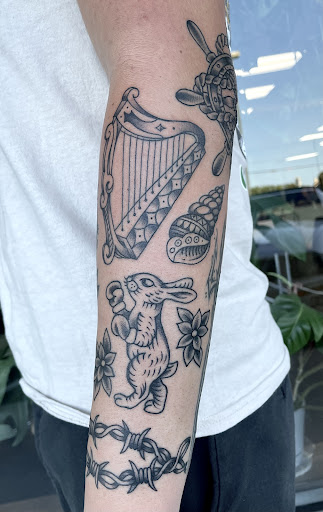 Explore back tattoo placement ideas, creative tattoo ideas in Melbourne, available at Space Mermaid Tattoo Gallery