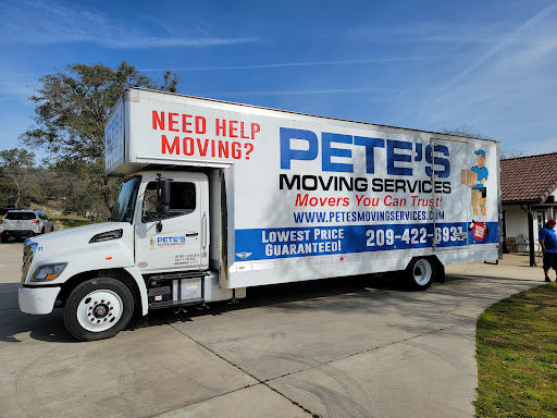 Moving Company «Petes Moving Services», reviews and photos, 3420 Oakdale Rd, Modesto, CA 95355, USA