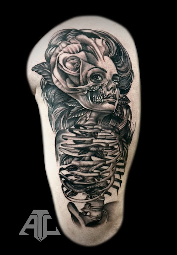 Explore female tattoos ideas, creative tattoo ideas in Altoona, available at Catharsis Tattoo Gallery