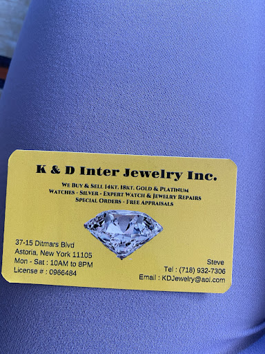 Jeweler «K & D Jewelry & Gold Buyers», reviews and photos, 37-15 Ditmars Blvd, Astoria, NY 11105, USA