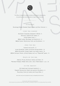 Menu / carte de O Travessa à Porto