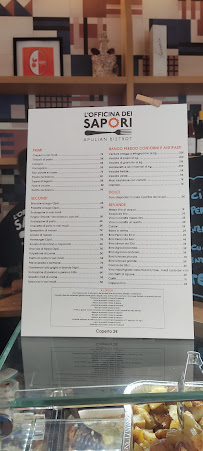 Restaurant L'Officina dei Sapori à Polignano a Mare (la carte)