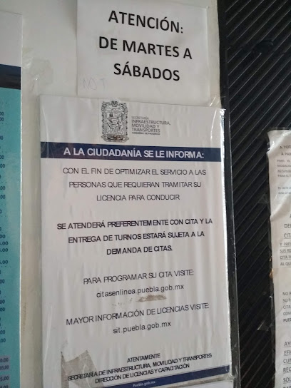 Módulo De Licencias Del Estado De Puebla