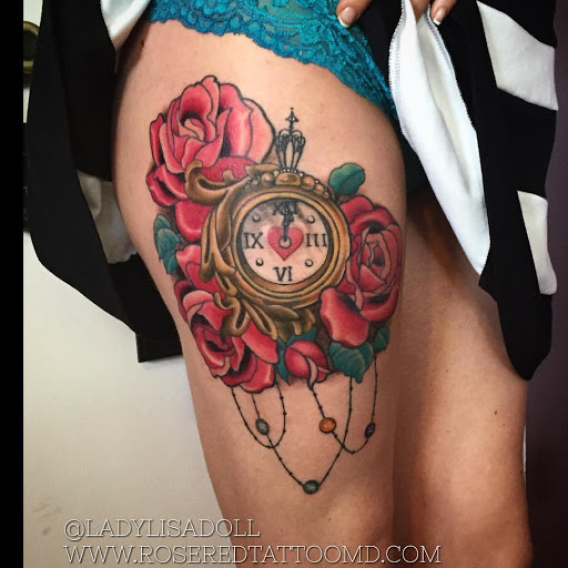 Tattoo Shop «Rose Red Tattoo & Permanent Makeup», reviews and photos, 3138 Rogers Ave, Ellicott City, MD 21043, USA