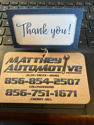 Auto Repair Shop «Matthey Automotive», reviews and photos, 100 W Crescent Blvd, Collingswood, NJ 08108, USA