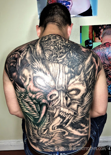 Explore peach tattoo ideas, creative tattoo ideas in Garden Grove, available at Anna Hang Tattoo