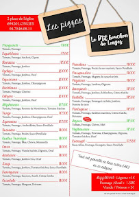 Menu du Le p'tit bouchon de Longes à Longes