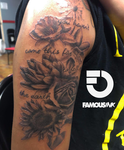 Explore record tattoo ideas, creative tattoo ideas in Hammond, available at Famous Ink, Inc.