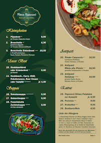 Menu / carte de Phönix - Ratzeburg à Ratzeburg