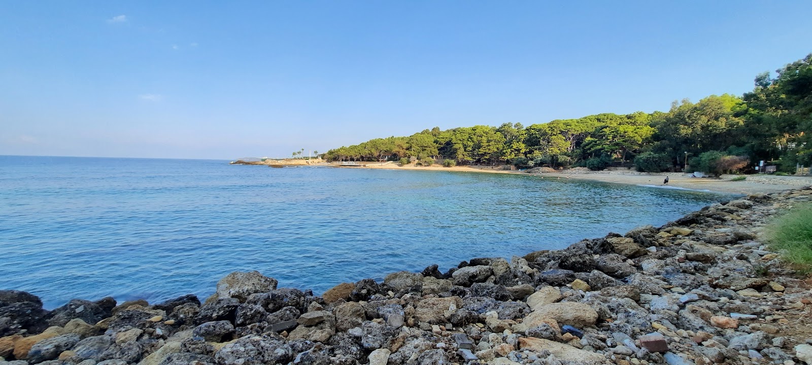 Foto von Incekum beach III mit reines grünes wasser Oberfläche