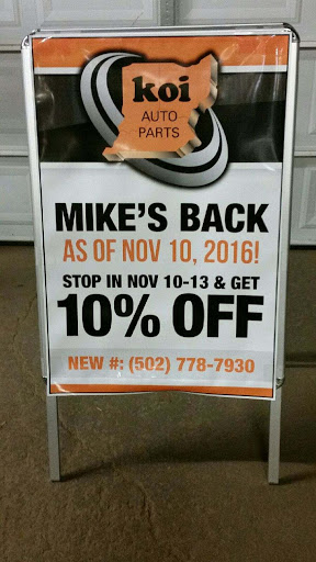 Auto Parts Store «KOI Auto Parts», reviews and photos, 3958 Cane Run Rd, Louisville, KY 40211, USA