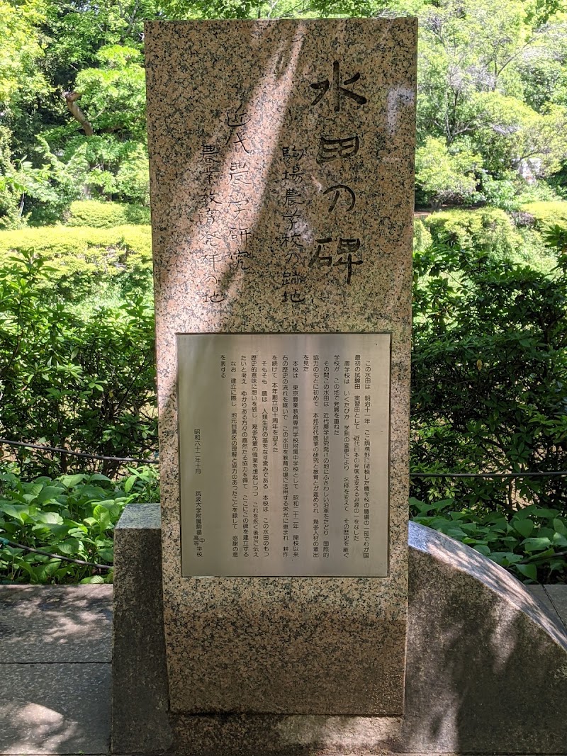 水田の碑