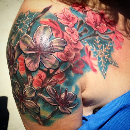 Explore pinterest flower tattoo ideas, creative tattoo ideas in Laguna Beach, available at Cast of Crowns Art Collective