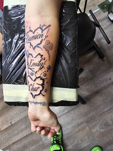 Explore leg piece tattoo ideas, creative tattoo ideas in Vidalia, available at Freedom Ink Tattoo
