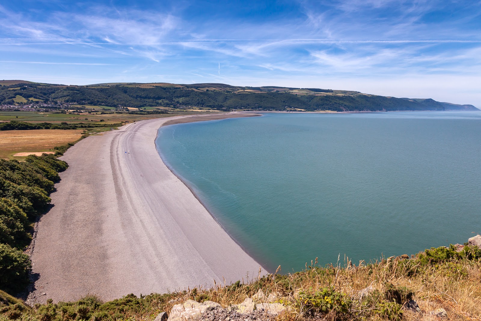 Photo de Plage de Bossington avec un niveau de propreté de très propre