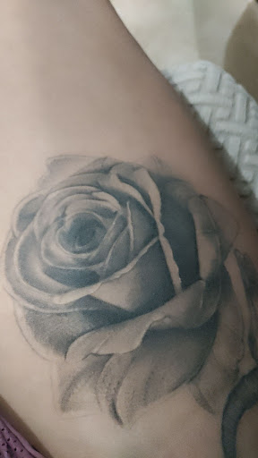 Explore collarbone tattoo ideas, creative tattoo ideas in Fontana, available at Iconiq Tattoo Studio