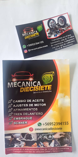 Opiniones de Mecanica diecisiete en San Bernardo - Taller de reparación de automóviles