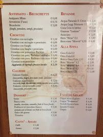 Menu du Pizzeria Il Vecchio Forno - di Serpetti Eugenio à Arischia