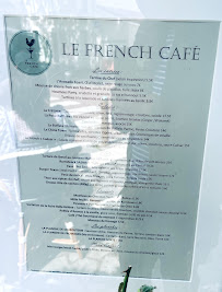 Menu / carte de Le French Café à Malakoff