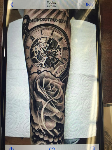 Explore small arm tattoo ideas for guys, creative tattoo ideas in Junction City, available at Junction City Tattoo