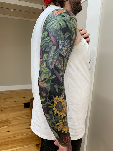 Explore tree tattoo ideas for guys, creative tattoo ideas in Middleboro, available at Take Heart Tattoo