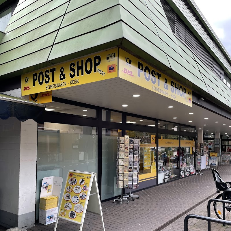 Post Shop West,-Postfiliale 538 Western Union, Ria Moneytransfer, Schreibwaren, Kiosk