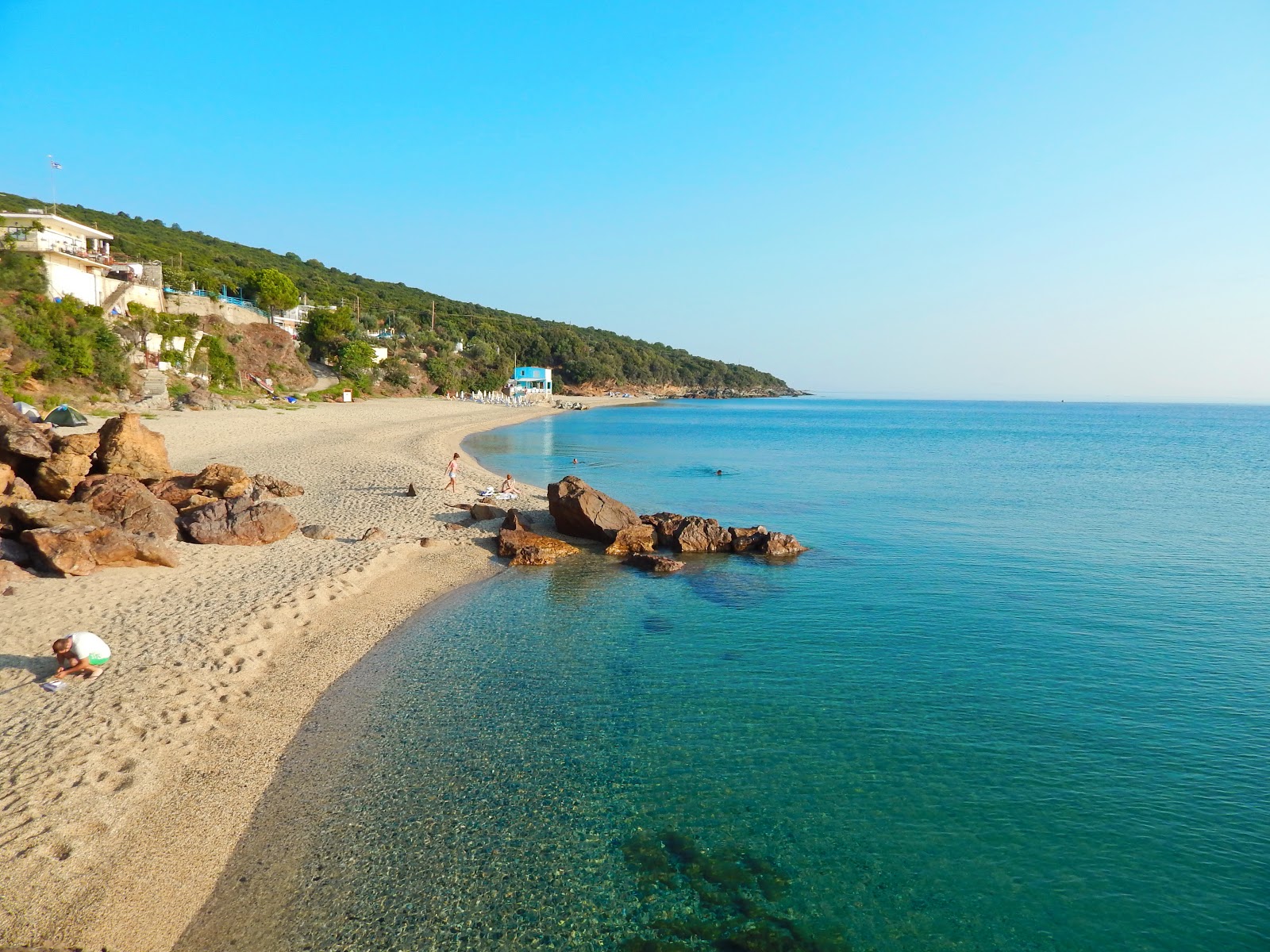 Foto von Rakopotamos beach - beliebter Ort unter Entspannungskennern