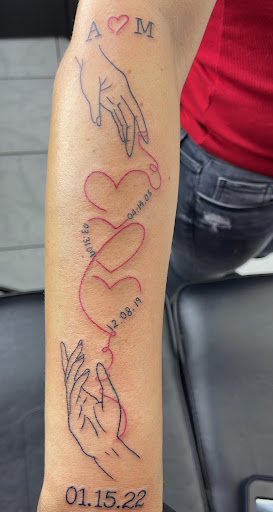 Explore tattoo ideas for shoulder and arm, creative tattoo ideas in South Gate, available at Modern Ink Tattoo & Piercing Studio