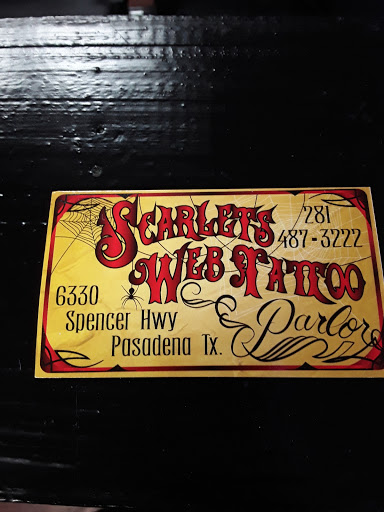 Body Piercing Shop «Scarlets Web Tattoo Boutique», reviews and photos, 6330 Spencer Hwy, Pasadena, TX 77505, USA