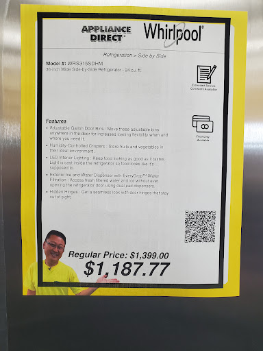 Appliance Store «Appliance Direct», reviews and photos, 5509 S Williamson Blvd #110, Port Orange, FL 32128, USA