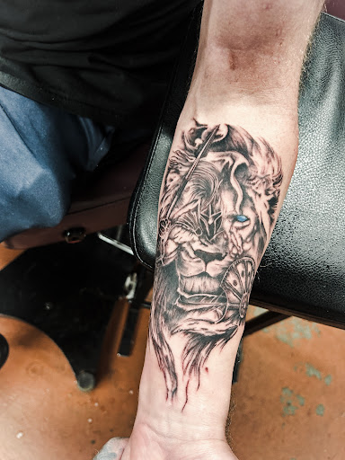 Explore gearhead tattoo ideas, creative tattoo ideas in Mandan, available at ten32ink - tattoos