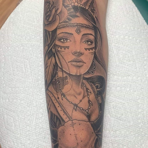 Explore footprints in the sand tattoo ideas, creative tattoo ideas in Owosso, available at Expressions Body Art Studio