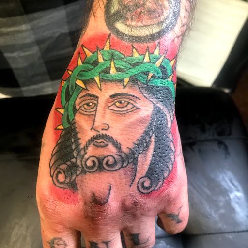 Explore automotive tattoo sleeve ideas, creative tattoo ideas in San Angelo, available at Good Vibes Only Tattoo Studio