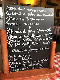 Restaurant français L'Auberge du Pont à Savonnières (le menu)