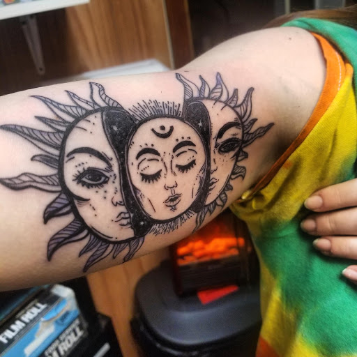 Explore rome italy tattoo ideas, creative tattoo ideas in Cumberland, available at Queen City Ink